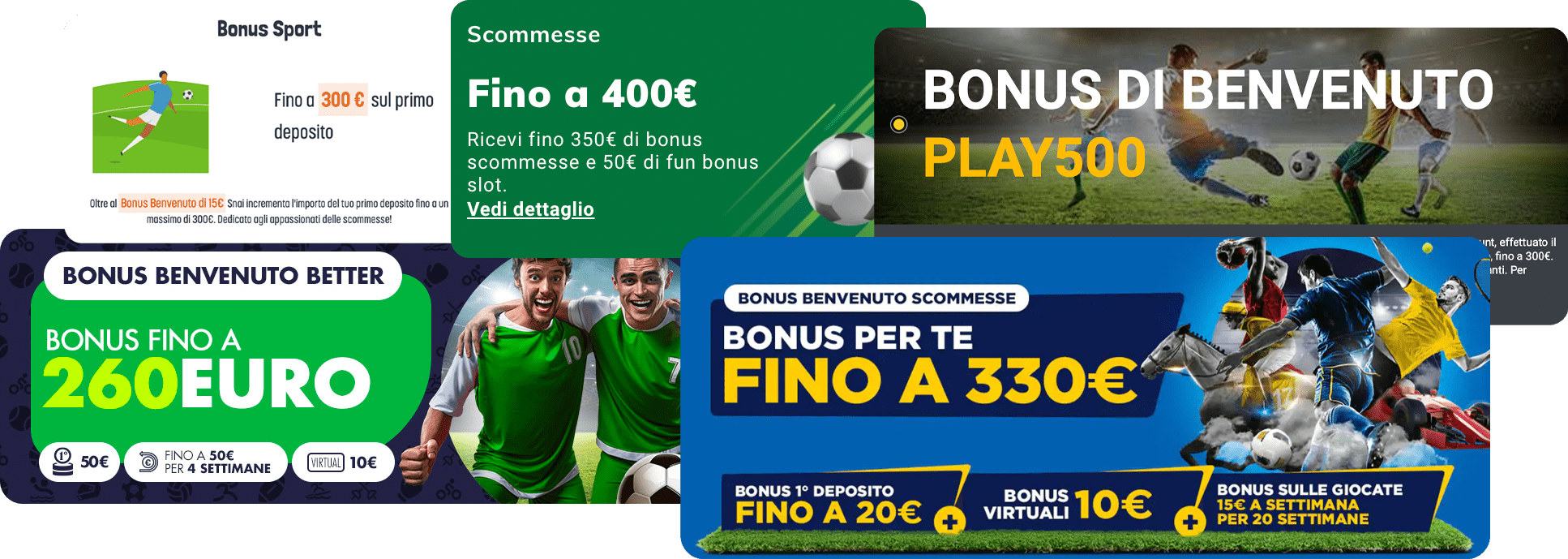 Esempi di bonus sfruttabili con il matched betting