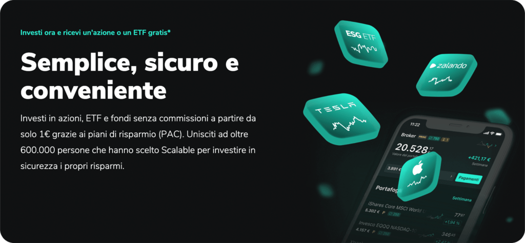 Migliori broker online - Scalable Capital
