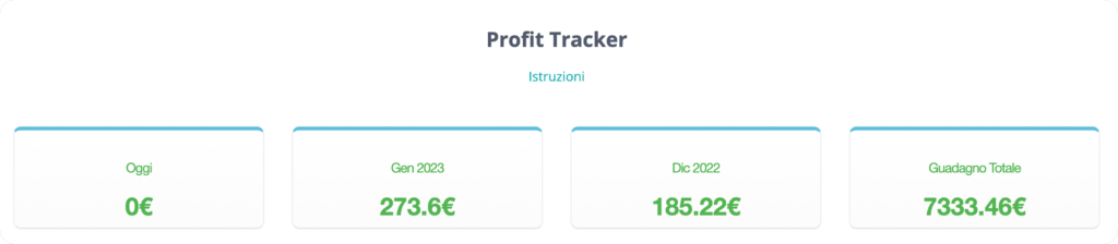Profit Tracker Ninjabet