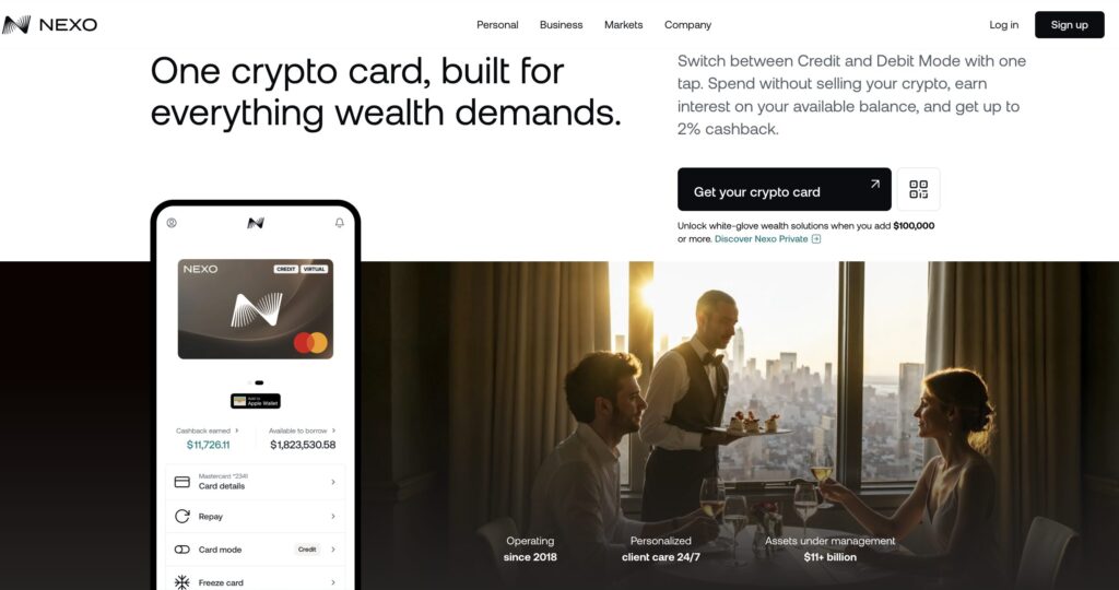 come richiedere la carta Nexo