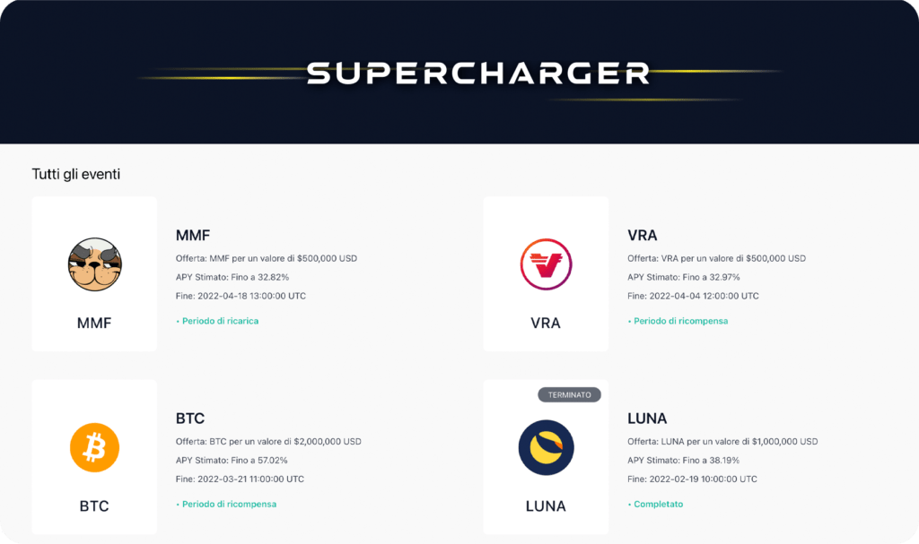 Supercharger Crypto.com