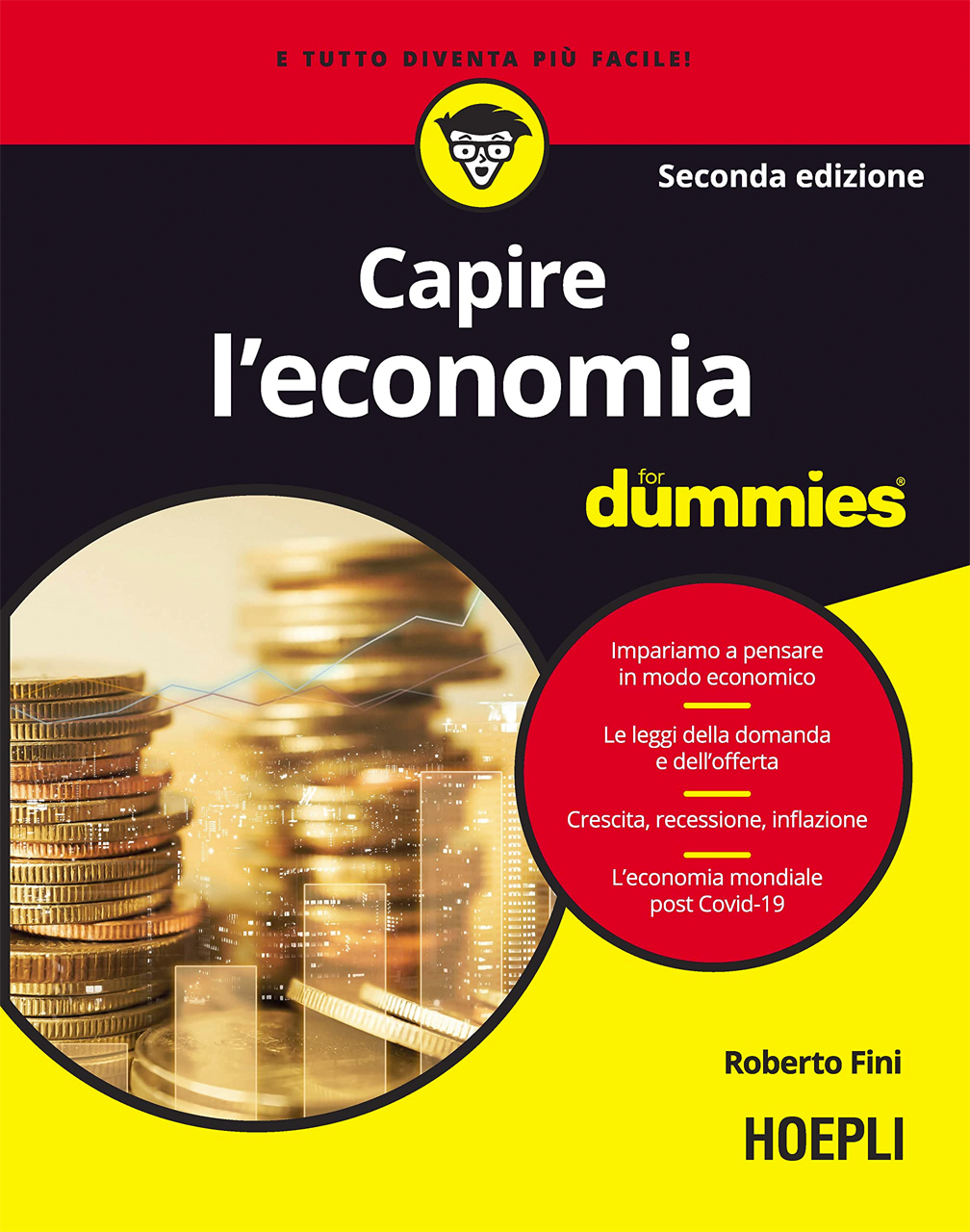 Copertina del libro sulla finanza "Capire l'economia for dummies"