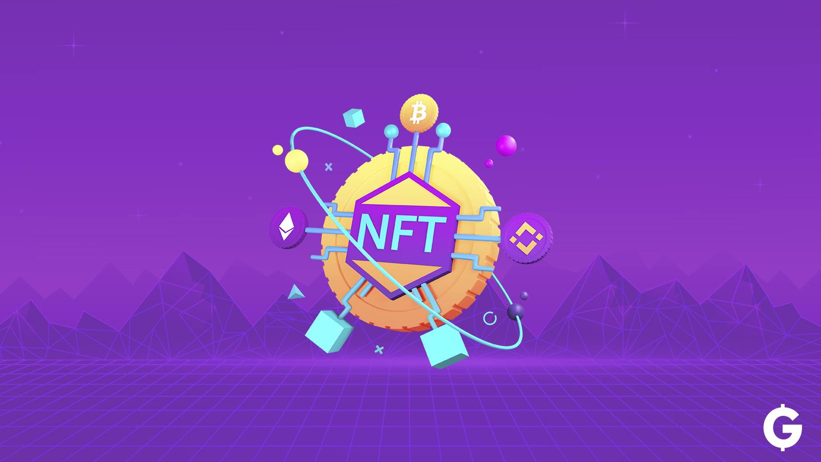 Copertina dell'articolo su come guadagnare con gli NFT. L'immagine rappresenta una moneta con dentro scritto NFT