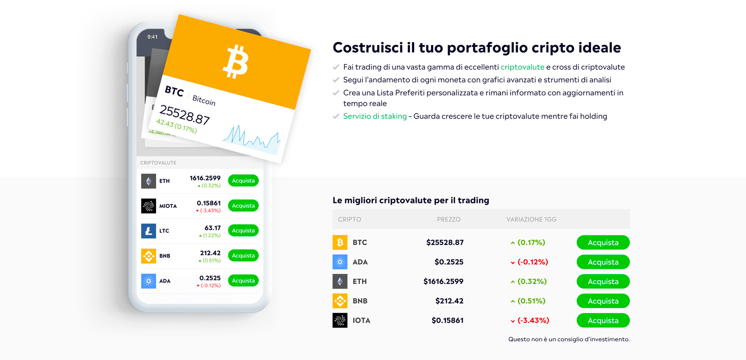 eToro Recensione: informativa sull'investimento in criptovalute